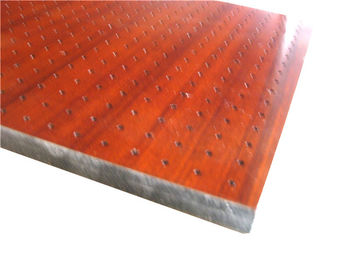 Ядровый придавая непроницаемость ПВК и составным деревянным панели потолка зерна приостанавливанные интерьером